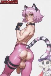 1boy ai_assisted ai_generated animated animated_image animation anus ass back_view backsack bell big_balls big_penis blue_eyes bouncing_ass bouncing_balls bouncing_butt bouncing_penis cat_ears cat_humanoid cat_tail catboy catrin_glitch_(fortnite) collar femboy femboy_only fingerless_gloves foreskin fortnite fortnite:_battle_royale freckles freckles_on_face freckles_on_shoulders girly gloves green_eyes hair_between_eyes heterochromia hung_trap kemonomimi large_penis lipstick looking_at_viewer makeup male more_at_source otoko_no_ko pantyhose penis perineum petite petite_body petite_male pink_lipstick pink_pantyhose rule_63 short_hair sissy skinny skinny_male standing tagme testicles thecoomjurer tomgirl trap twerking twink video white_hair