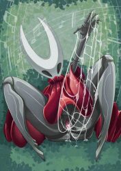 1girls anthro anthrofied arachnid_humanoid arthropod black_body blue_nipples blush bodily_fluids breast_grab breasts cloak female female_anthro female_masturbation female_only fingering furry genital_fluids genitals hollow_knight hollow_knight:_silksong hornet_(hollow_knight) huge_breasts large_breasts looking_pleasured masturbation mostly_nude nipples nude patreon patreon_username practically_nude pussy pussy_juice spider_web squirting team_cherry thick_thighs wagon_(artist) wide_hips