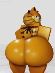 2026 animated anthro ass ass_shake big_ass black_stripes blocky_body bubble_butt cat_ears cat_tail feline garfield_(series) garfield_the_cat huge_ass huge_asscheeks large_ass male male_only muitetul nude orange_body roblox robloxian round_ass shaking_ass shaking_butt smile solo solo_focus standing stripes tagme tail video white_background wobbling_ass