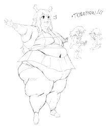 1other 2girls :3 antlers bbw belly deer deer_girl deltarune deltarune_tomorrow fat fat_female fat_fetish female huge_belly kris_(deltarune) multiple_girls noelle_holiday nonbinary overweight overweight_female pivk00 susie_(deltarune) undertale_(series)