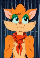 ai_generated cage catgirl fantomcat female female_only furry self_upload tabitha_wildcat