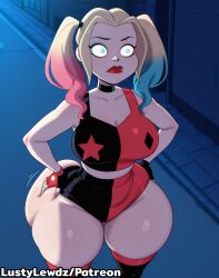 harley quinn from dc by lustylewdz