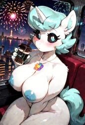1female 1girls 2025 2025s 2d 2d_(artwork) 2d_artwork ai ai-created ai_art ai_assisted ai_generated anthro anthro_female anthrofied aqua_areola aqua_areolae aqua_eyes aqua_fur aqua_hair aqua_inner_ear aqua_mane aqua_nipples aqua_tail areola areolae between_legs big_breasts black_dress black_eyes black_sclera blush breasts bubble_tea civitai closed_mouth collarbone crafty_corn craftycorn critters_(poppy_playtime) cup dark_blue_sky drink equid equine eyelashes female female_anthro female_focus female_only ferris_wheel fireworks flower flower_necklace flower_pendant fur furry furry_female hair hand_between_legs holding holding_cup holding_object horn horns horse_ears illustrious_(stable_diffusion) jewelry looking_at_viewer mammal mane mane_hair medium_hair mob_entertainment mob_games mythological_creature mythological_equine mythology necklace night night_sky nighttime nipples nose_blush pendant pony_diffusion_(model) pony_diffusion_xl poppy_playtime poppy_playtime_(chapter_3) poppy_playtime_(chapter_4) pupils silver_horn single_horn sitting sky smileys smiling_critters snout solo solo_female solo_focus stable_diffusion tail unicorn unicorn_girl unicorn_horn unicorn_humanoid unicorn_tail video_games white_body white_ears white_eyes white_pupils white_skin