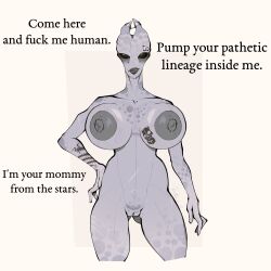 grey alien from mass effect by def4lt