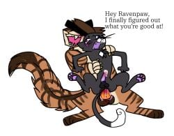 ravenpaw (warriors) from warriors (book series) by doeydeerie