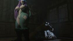 anthro ass big_butt covered_in_scat feces female femdom hi_res inside male male/female night nintendo pokemon scat suicune_queen_(artist) thick_thighs wide_hips