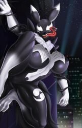 female living_clothes marvel mind_control renamon rikatsuky she-venom symbiote venom_(marvel)