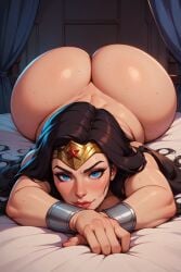 1girls ai_generated amazon ass big_ass bubble_ass bubble_butt dat_ass dc dc_comics diana_prince female female_only huge_ass large_ass mature_female milf scarebroart solo thick_thighs wonder_woman wonder_woman_(series)