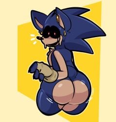 ass ass_focus curse_(friday_night_funkin) femboy femboy_only furry sonic.exe sonic.exe_(creepypasta) sonic.exe_(series)