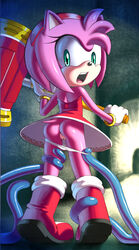 1girls amy_rose apostle boots dress female footwear furry gloves green_eyes hair hammer handwear headband hedgehog imminent_rape innie_pussy looking_back mammal open_mouth piko-piko_hammer piko_piko_hammer pink_hair pussy sega shoes short_hair socks solo sonic_(series) sonic_the_hedgehog_(series) tentacle tentacles uncensored