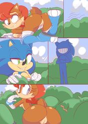 sally acorn from sega by cloudz