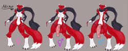 anthro big_breasts breasts canine claws dickgirl female fox intersex male mammal nipples penis pussy ruby_(character) yoh-sl