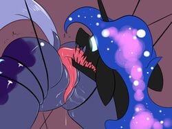 2015 2girls alicorn anal ass bondage captured cunnilingus equine female feral friendship_is_magic horn mammal my_little_pony nightmare_moon_(mlp) oral princess_luna_(mlp) rimming sex underpable wings yuri