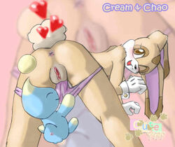 anus ass cream_the_rabbit furry heart helping pussy rabbit rabbit_ears rabbit_humanoid rabbit_tail sega sonic_(series) wink