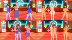 3d delia_ketchum_(pokemon) deqv7 female_to_male fusion fusion_character futanari male/female mommy parent parent_and_child pokemon satoshi_(pokemon) transformation