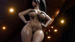 3d animated big_butt black_hair bright_pupils catwalk giant_breasts high_heels jiggling_ass jiggling_breasts ling_ying_wei looking_at_viewer manufatura mp4 no_sound ponytail riot_games sage_(valorant) self_upload tagme valorant video