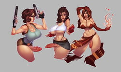 3futas ass backpack bag balls balls_under_clothes beauty_mark belt bimbo bottomless_loincloth bottomless_skirt breasts brown_hair casual cleavage clothing cosplay curvy dark_souls dark_souls_2 desert_sorceress desert_sorceress_(cosplay) dickgirl dual_wielding elbow_gloves erection erection_under_clothes erection_under_loincloth erection_under_skirt eyeshadow final_fantasy final_fantasy_vii fingerless_gloves fire firearm footwear fromsoftware futa_only futa_with_futa futanari glasses gloves gun guns hair handgun handwear hood huge_breasts human humanoid ineffective_clothing intersex jane_harrow lara_croft_(cosplay) large_ass large_penis lipstick loincloth loincloth_aside loincloth_lift long_hair magic makeup miniskirt mole navel no_panties pale_skin penis penis_out penis_under_clothes penis_under_loincloth penis_under_skirt short_hair shorts skirt skirt_lift square_enix standing suspenders taboolicious tank_top testicles tifa_lockhart tifa_lockhart_(cosplay) tomb_raider uncensored underboob vanessa_harrow veiny veiny_penis weapon wide_hips