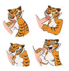master tigress from kung fu panda by rigboi