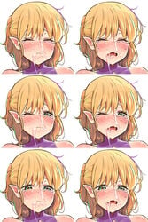 ameyame blonde_hair blush closed_eyes cum face facial female green_eyes mizuhashi_parsee pointy_ears sweat tagme tears touhou