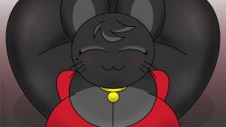 2024 :3 ass ass_bigger_than_head ass_exposed ass_up barely_clothed big_ass big_breasts black_fur cleavage closed_eyes dropedartist enormous_ass enormous_breasts feline furry furry_female furry_only huge_ass huge_breasts missy_(dropedartist) oc original_character self_upload smile smiling_at_viewer thick