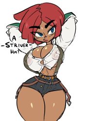 brazilian brazilian_female female giovanna_(guilty_gear) guilty_gear guilty_gear_strive jellot red_head tagme