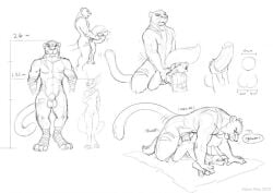 adam_wan daddy furry furry_only manly no_humans size_difference sketch tagme tough_guy zaush