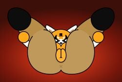 aggressive_retsuko aggretsuko angry angry_face anime female_only legs_apart legs_spread legs_up legwear mating_press missionary_position pantyhose presenting_pussy pussy retsuko solo_female solo_focus tagme tights torn_pantyhose