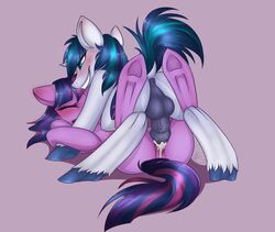 animal_genitalia anus balls blush brother_and_sister closed_eyes cum cum_in_pussy cum_inside cutie_mark duo equine female feral friendship_is_magic hair harmoniousrain horn horsecock incest lying male mammal my_little_pony on_back open_mouth penetration penis purple_hair pussy sex shining_armor_(mlp) sibling smile straight twilight_sparkle_(mlp) unicorn vaginal_penetration