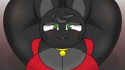 2024 :3 ass ass_bigger_than_head ass_exposed ass_up barely_clothed big_ass big_breasts black_fur cleavage dropedartist enormous_ass enormous_breasts feline furry furry_female furry_only green_eyes huge_ass huge_breasts looking_at_viewer missy_(dropedartist) oc open_eyes open_mouth original_character pleasure_face self_upload smile smiling_at_viewer thick