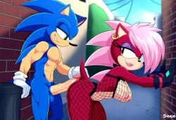 ai_generated alley ass blue_body breasts from_behind imminent_sex incest incest_(lore) magenta_fur male/female pink_hair public public_sex sex sonia_the_hedgehog sonic_(series) sonic_the_hedgehog sonic_the_hedgehog_(series) sonic_underground straight veiny_penis