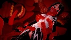 3d asian asian_female black_hair cindy_moon female marvel marvel_comics rape silk_(marvel) spider-man_(series) tentacle tentacle tentacle_rape