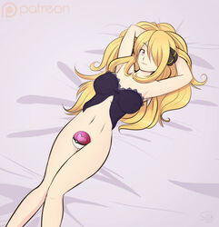 cynthia (pokemon) from nintendo by scorpdk