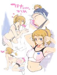 arai_kei fellatio gundam gundam_build_fighters gundam_build_fighters_try hoshino_fumina oral sex