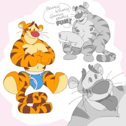 big_penis furry_only gay penis tigger winnie_the_pooh_(franchise)