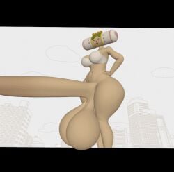 1futa 3d bandai_namco big_ass big_balls big_butt big_penis bra cyanu hyper hyper_balls hyper_genitalia hyper_penis katamari_damacy milf namco queen_of_all_cosmos solo solo_futa tagme wide_hips