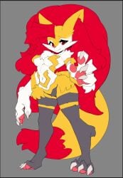 2d anthro anthro_female anthro_only braixen capcom cosplay crossover_cosplay darkstalkers felicia_(darkstalkers)_(cosplay) female female_focus female_only furry furry_female furry_only generation_6_pokemon nintendo pokemon pokemon_(species) slugbox solo solo_female source_request tagme
