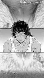 2boys 2d abs alcohol alcoholic_drink anal anal_sex anus armpit armpits arms_up asshole bara beer best_friends big_pecs big_penis black_and_white blush cock_hungry dilf drink erect_penis erection facial_hair french_kiss french_kissing friends gay gay_anal gay_sex hairy hairy_armpits hairy_chest hairy_legs hairy_male horny huge_cock huge_pecs kissing kivosorime large_penis male male/male male_only missionary missionary_position moan moaning moaning_in_pleasure muscular muscular_male musk musk_clouds open_mouth passionate passionate_sex pec_grab pecs penis pleasure_face saliva sound sound_effects sweat sweatdrop sweating sweaty_body tagme thick_penis thrusting thrusting_into_ass veiny_penis video voice_acted yaoi zanki