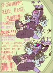 2d 4_arms arms_above_head arms_behind_back arms_behind_head arms_tied arms_up begging begging_for_more bondage cliveisawesome223 cock cum cumming cumming_on_self deltarune deltarune_chapter_2 deltarune_chapter_3 dialogue dick digital_art digital_drawing_(artwork) digital_media digital_media_(artwork) edging english english_dialogue english_text gay instant_orgasm laugh laughing male male/male male_only orgasm penis precum robot robot_boy self_upload spamton_g_spamton speech_bubble tenna_(deltarune) text text_bubble tickle_fetish tickling tickling_armpits tied_hands tied_up tv_head yaoi