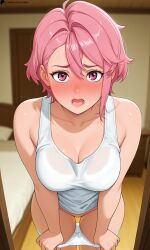 1girls ai_assisted ai_generated aira armpit_crease armpits ass bare_legs barefoot big_ass big_butt blush bottomless bottomless_female breasts dandadan female huge_ass huge_butt lay-oreo lips looking_at_viewer medium_breasts medium_butt nervous open_mouth panties panties_down patreon patreon_reward pink_eyes pink_hair pussy removing_panties seductive seductive_look seductive_smile sexy sexy_body shiratori_aira_(dandadan) short_hair shy tagme thick_ass thick_thighs thighs white_panties white_shirt