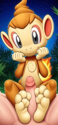 ai_generated chimchar feet foot_fetish foot_play footjob game_freak happy nintendo pawjob paws pokemon pokemon_(species) pov trainer uncensored