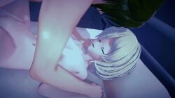 1boy 1boy1girl 1girls 3d 3d_(artwork) 3d_animation animated big_breasts blonde_hair breasts female hentai lewd misionary_position nsfw original original_character tagme video video_game video_game_character video_games visual_novel