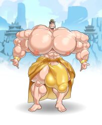 2d balls bodybuilder bulge hyper hyper_balls hyper_bulge hyper_cock hyper_genitalia hyper_muscles hyper_penis hyper_testicles khanthedestroyer male male_only muscles muscular muscular_arms muscular_male muscular_thighs penis testicles