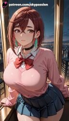 1girls 2025 ai_assisted ai_generated anime artist_name ayase_momo bangs big_breasts big_breasts big_breasts big_chest blush bow breast breasts breasts breasts building bust busty chest choker city city_lights cityscape dandadan earrings explicit female hi_res high_quality high_resolution highres jewelry large_breasts library looking_at_viewer night night_sky patreon patreon_username pleated_skirt railing short_hair sitting skirt sky skyline skypassion skyscraper solo stable_diffusion star_(sky) thighhighs thighs watermark window