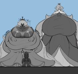 1boy 1futa 1girls 2d ass big_ass big_breasts big_lips big_penis bimbo bimbo_lips breasts bulge chromiia1 cleavage crown dark_skin dress fat_ass female female_focus fully_clothed futanari giant_ass giant_breasts gigantic_ass gigantic_breasts huge_ass huge_breasts huge_bulge huge_cock huge_lips huge_penis hyper hyper_ass hyper_breasts hyper_bulge hyper_genitalia hyper_lips hyper_penis intersex larger_female male mario mario_(series) massive_ass massive_breasts nintendo nipple_bulge nipple_piercing nipples penis princess princess_peach princess_rosalina revealing_clothes round_ass size_difference smaller_male tall_female thick_ass thick_lips thick_penis