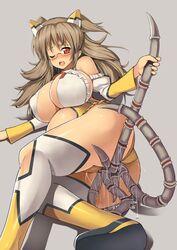 1girls anal ass ass_juice belly_bulge blush breasts brown_hair choker cleavage clothing diol_twee female female_only glasses huge_breasts konami large_breasts long_hair nagase_haruhito open_mouth otomedius penetration pregnant pussy_juice red_eyes sex stockings tentacle tentacle_grab tentacle_rape thighhighs wink xexex