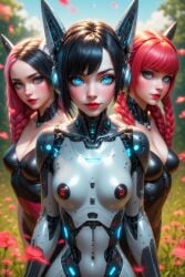 ai_generated android blue_eyes femboy futanari gabbzy pink_hair