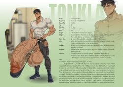 2d balls bodybuilder hyper hyper_balls hyper_cock hyper_genitalia hyper_penis hyper_testicles khanthedestroyer male male_only muscles muscular muscular_arms muscular_male muscular_thighs penis testicles