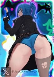 ai_generated animated ass fortnite hope_(fortnite) panties tagme upskirt video