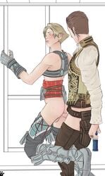 2boys anal ass balthier final_fantasy final_fantasy_xii gay male male_only multiple_boys pants_down penis sex tagme vaan yaoi