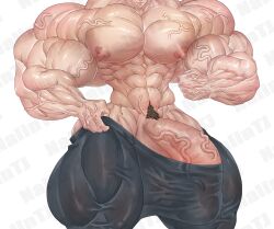 abs balls biceps feminine_faced_male hyper hyper_balls hyper_genitalia hyper_penis hyper_testicles male male_focus male_only muscles muscular muscular_arms muscular_ass muscular_back muscular_legs muscular_male muscular_thighs nalintj nipples pecs penis testicles veins veiny_penis